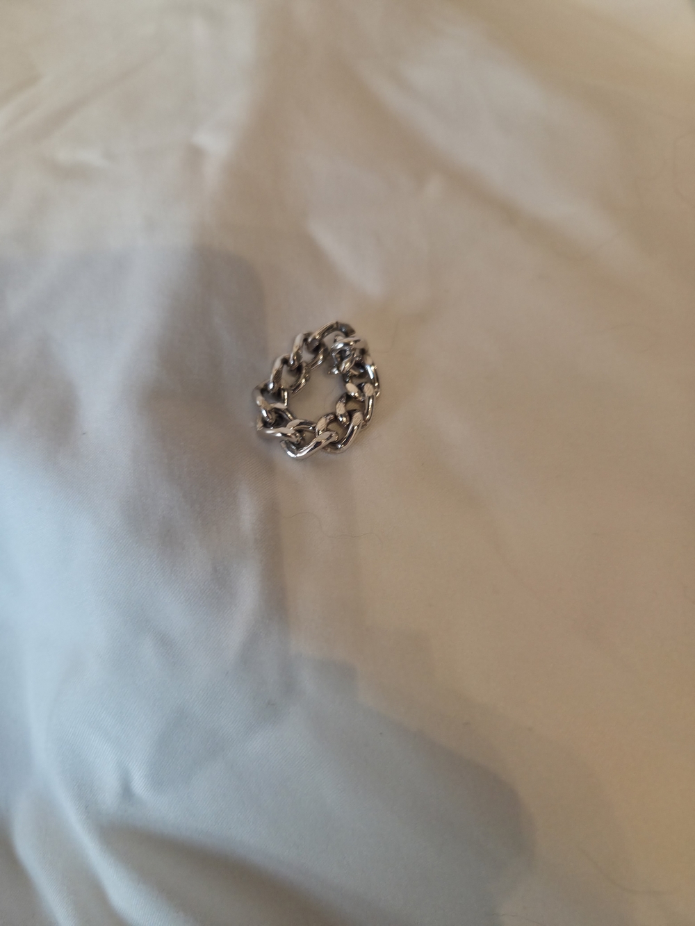 Silver Chain Link Ring - Women Jewelry